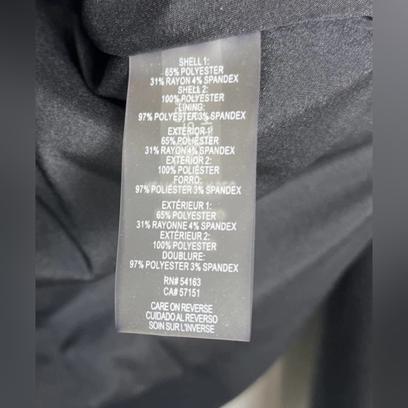 Calvin Klein NWT Black & White Suit Jacket Womens Size 12P - Picture 7 of 9